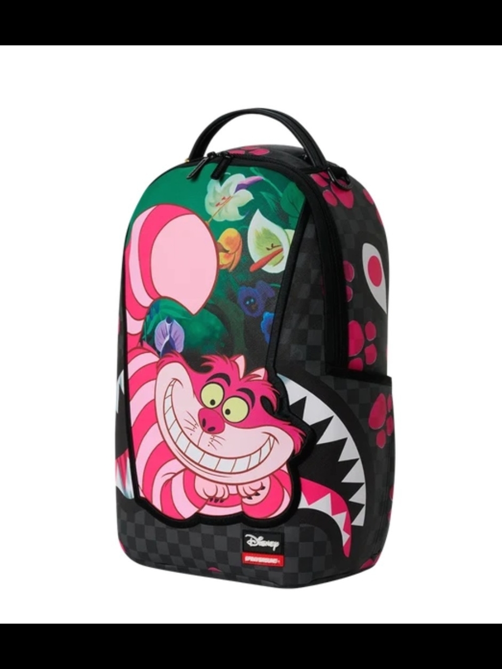 DISNEY ALICE IN WONDERLAND CHESHIRE CAT MAD SHARK BACKPACK - Picture 5 of 16